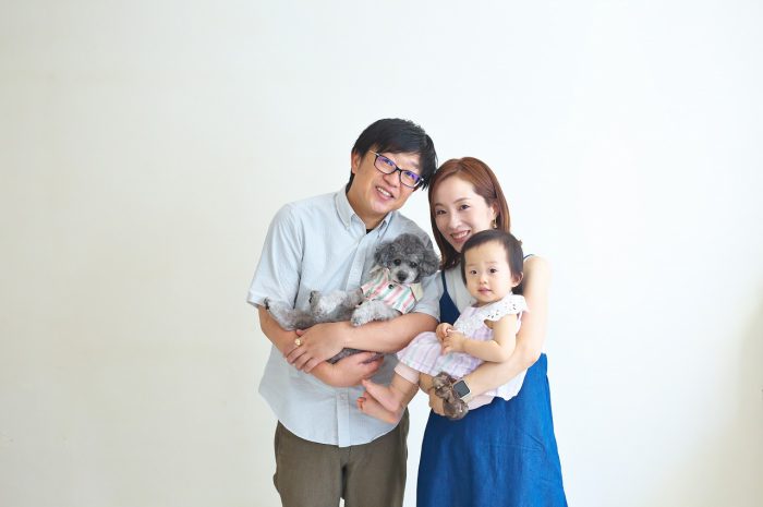 ペット,家族写真,ワンちゃん,犬,スタジオ撮影