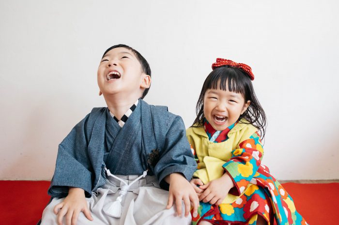 お兄ちゃん5歳、妹ちゃん3歳の七五三