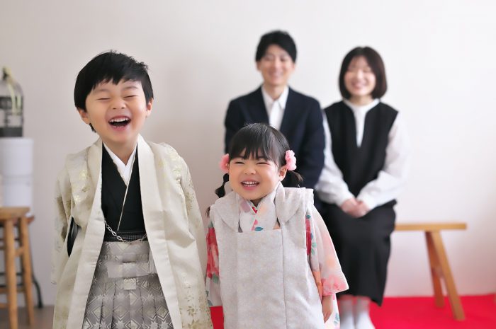 5歳・3歳兄妹の七五三