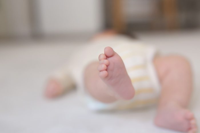 生後2か月の記念撮影