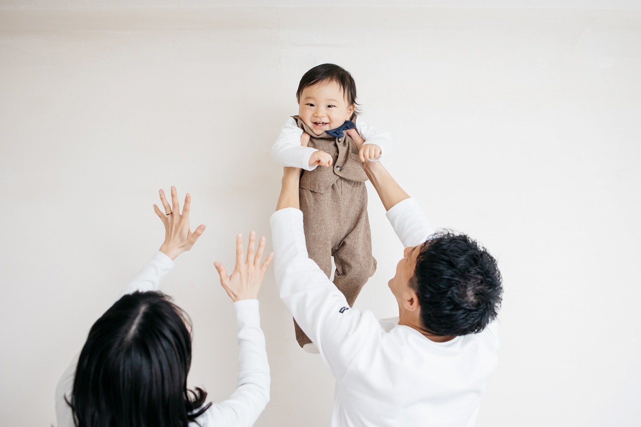 1歳誕生日,誕生日記念撮影,家族撮影,渋谷スタジオ,STUDIO撮ろうよ
